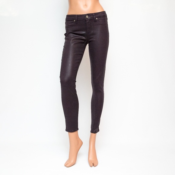 paige coated skinny jeans
